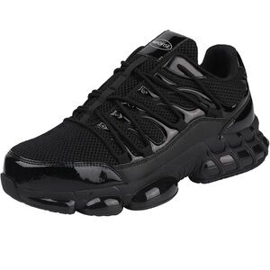 NWT Size 9 (40) Black Steel Toe Work Shoes Unisex Safety Composite Toe Sneakers